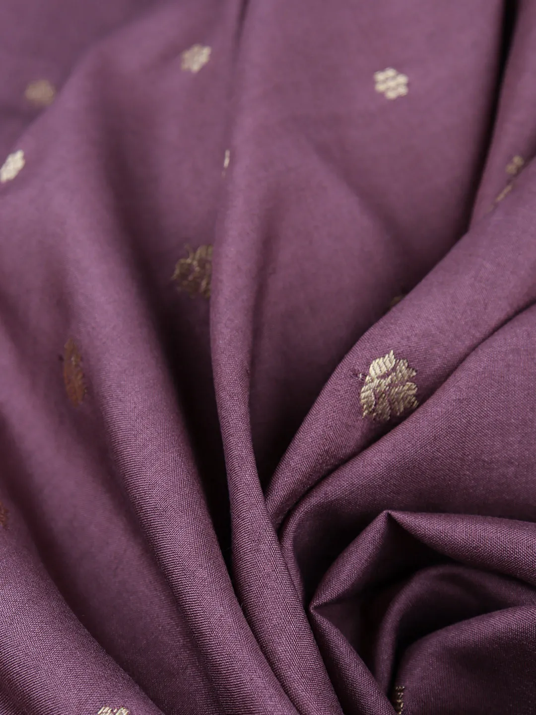 100% Pure Silk Shirt Fabric Mauve