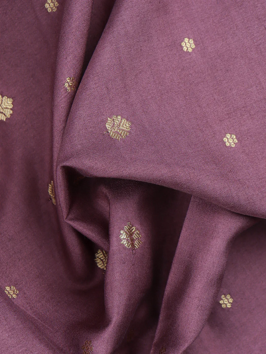 100% Pure Silk Shirt Fabric Mauve