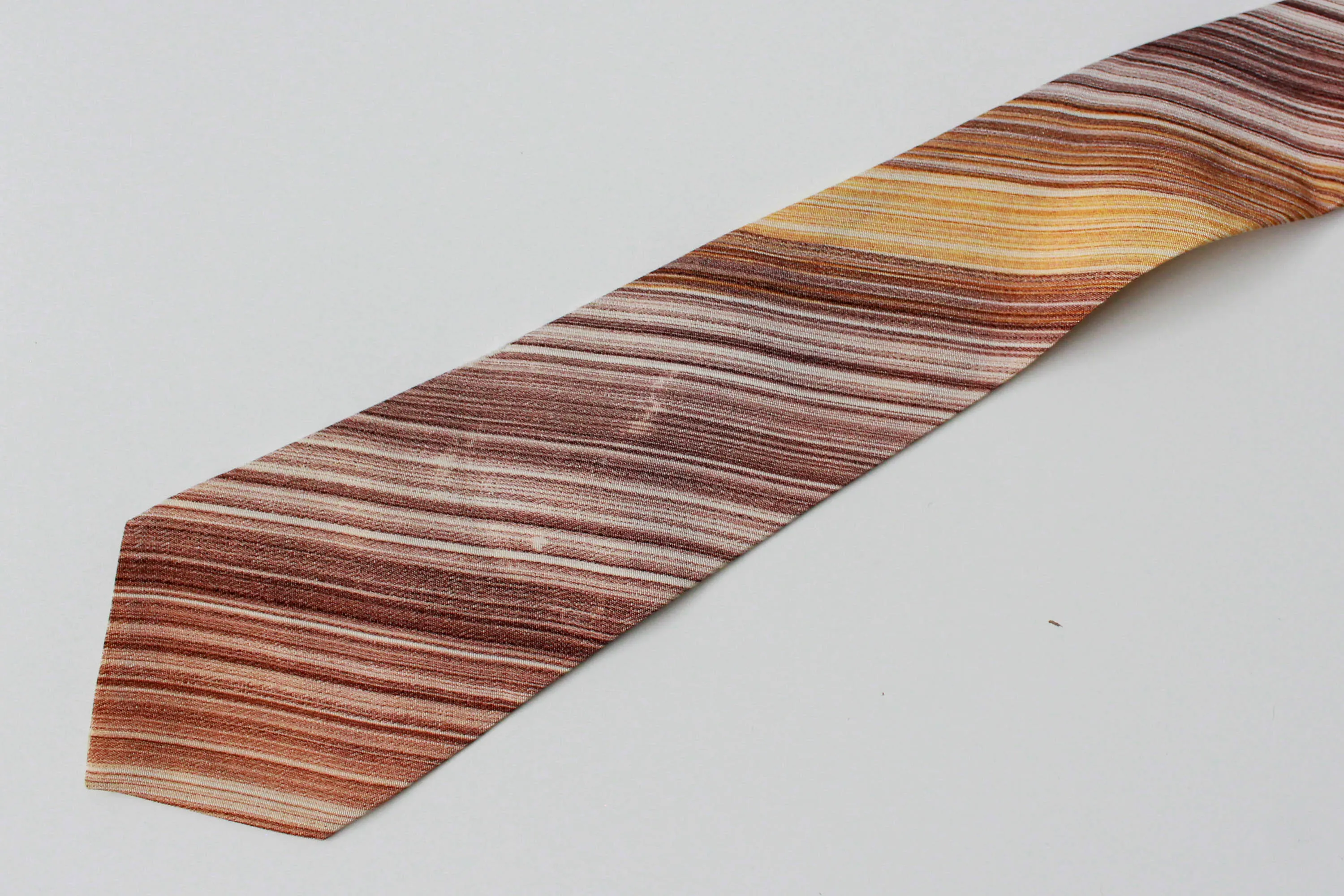 1940s Hand Painted Abstract Necktie