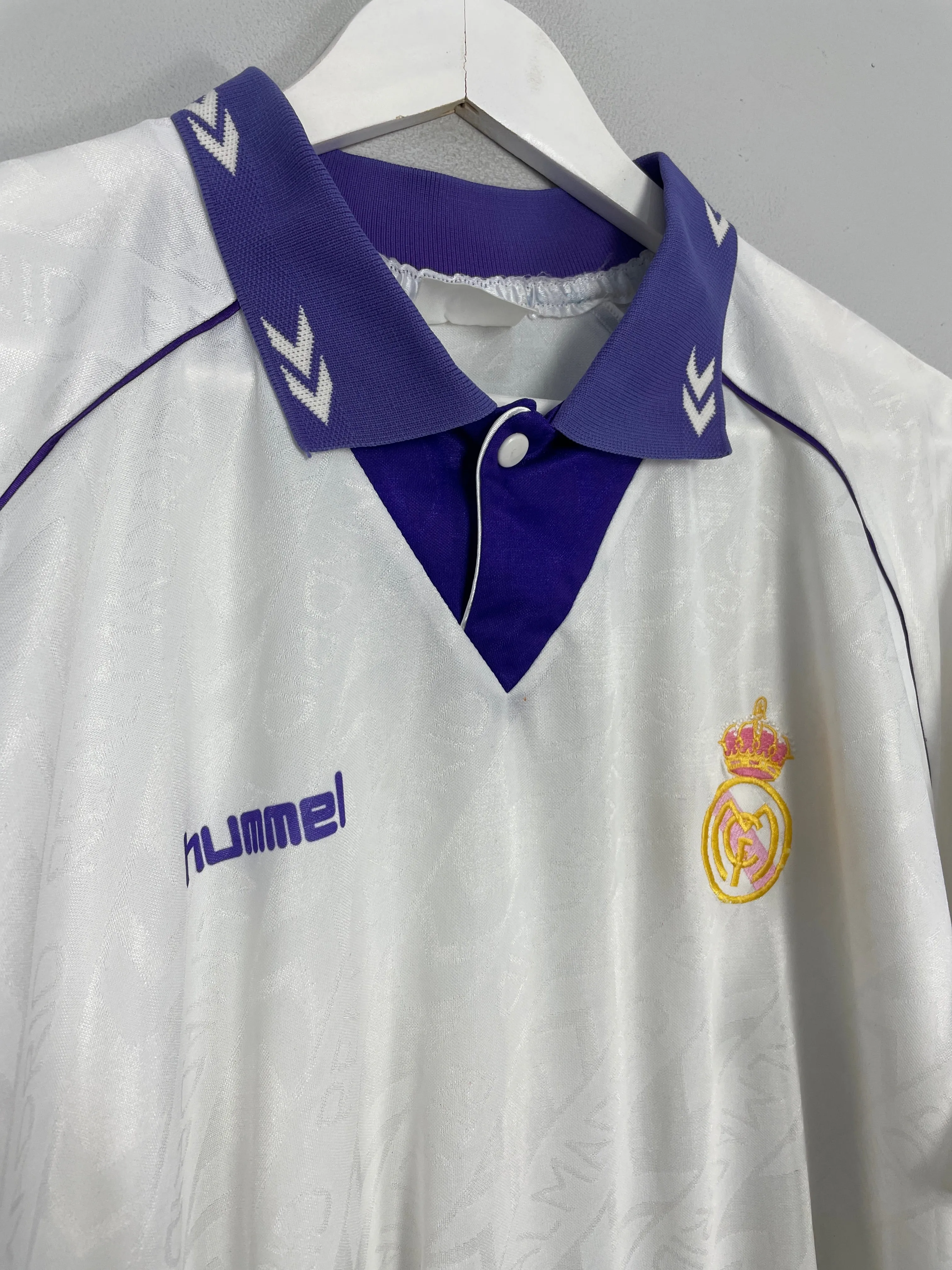 1993/94 REAL MADRID HOME SHIRT (XL) HUMMEL