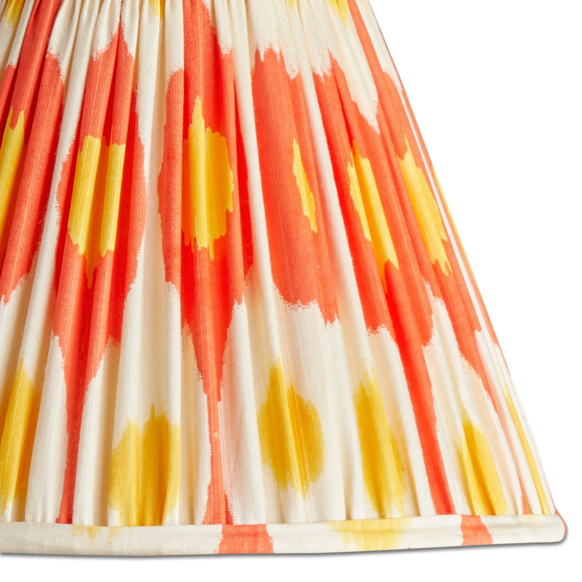 20cm empire shade in st clements egg & spoon silk ikat