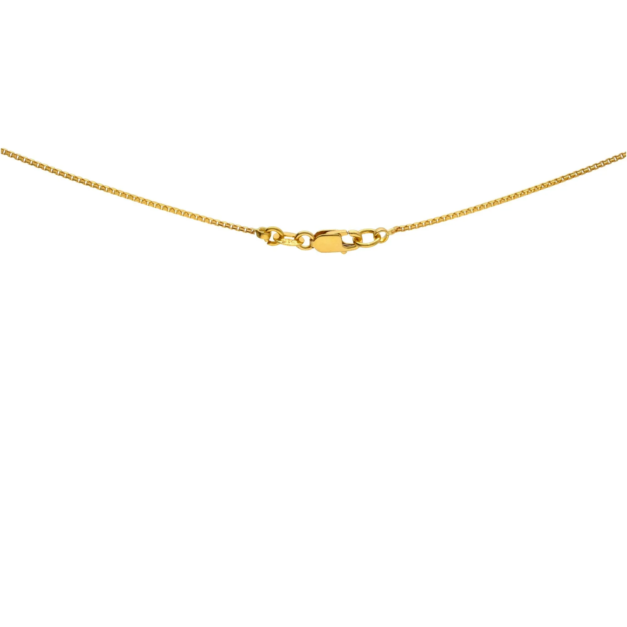 22K Gold Chain W/ Accented balls - Length : 21 inches