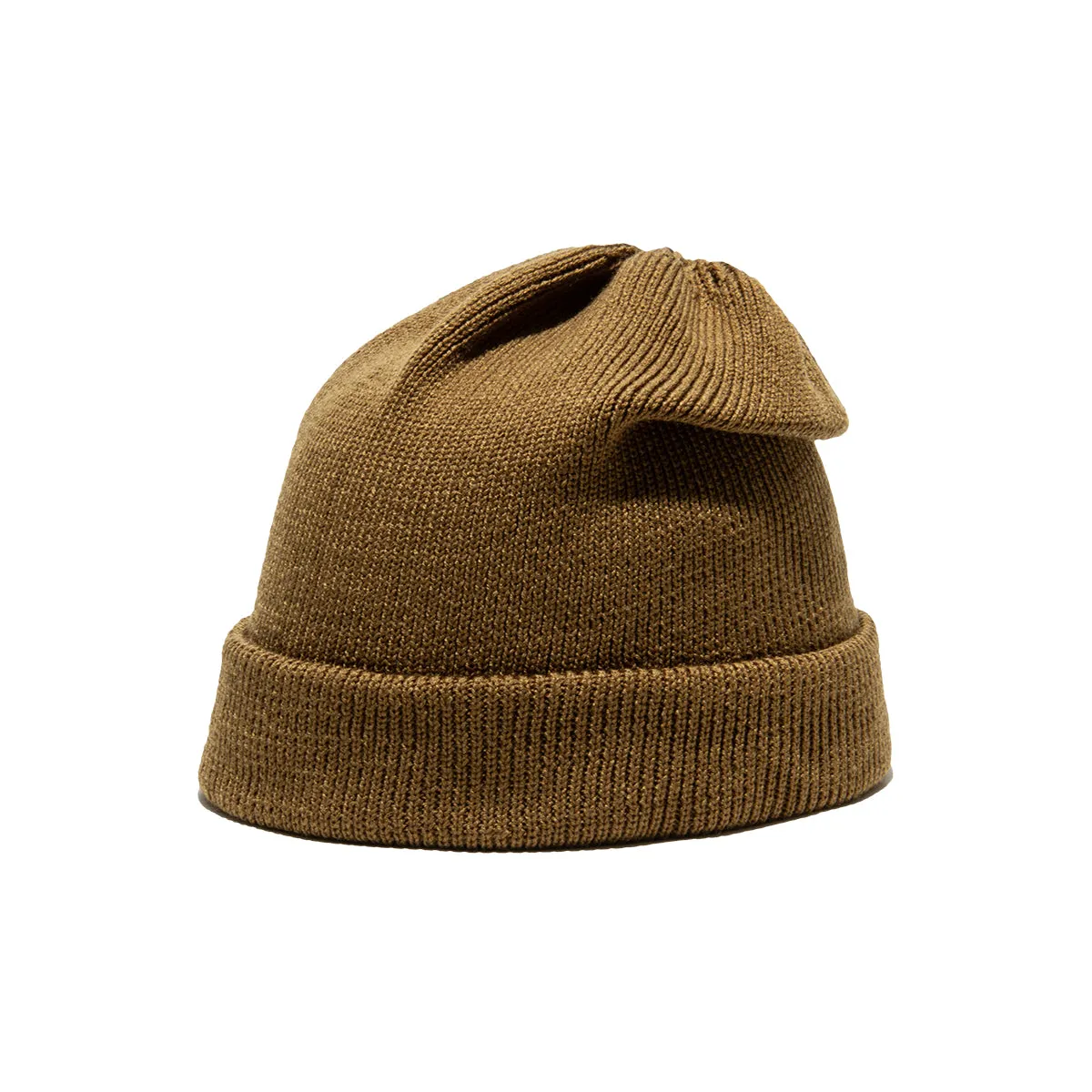 3ROLL KNIT CAP - Brown