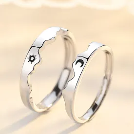 925 Sterling Silver Couple Rings