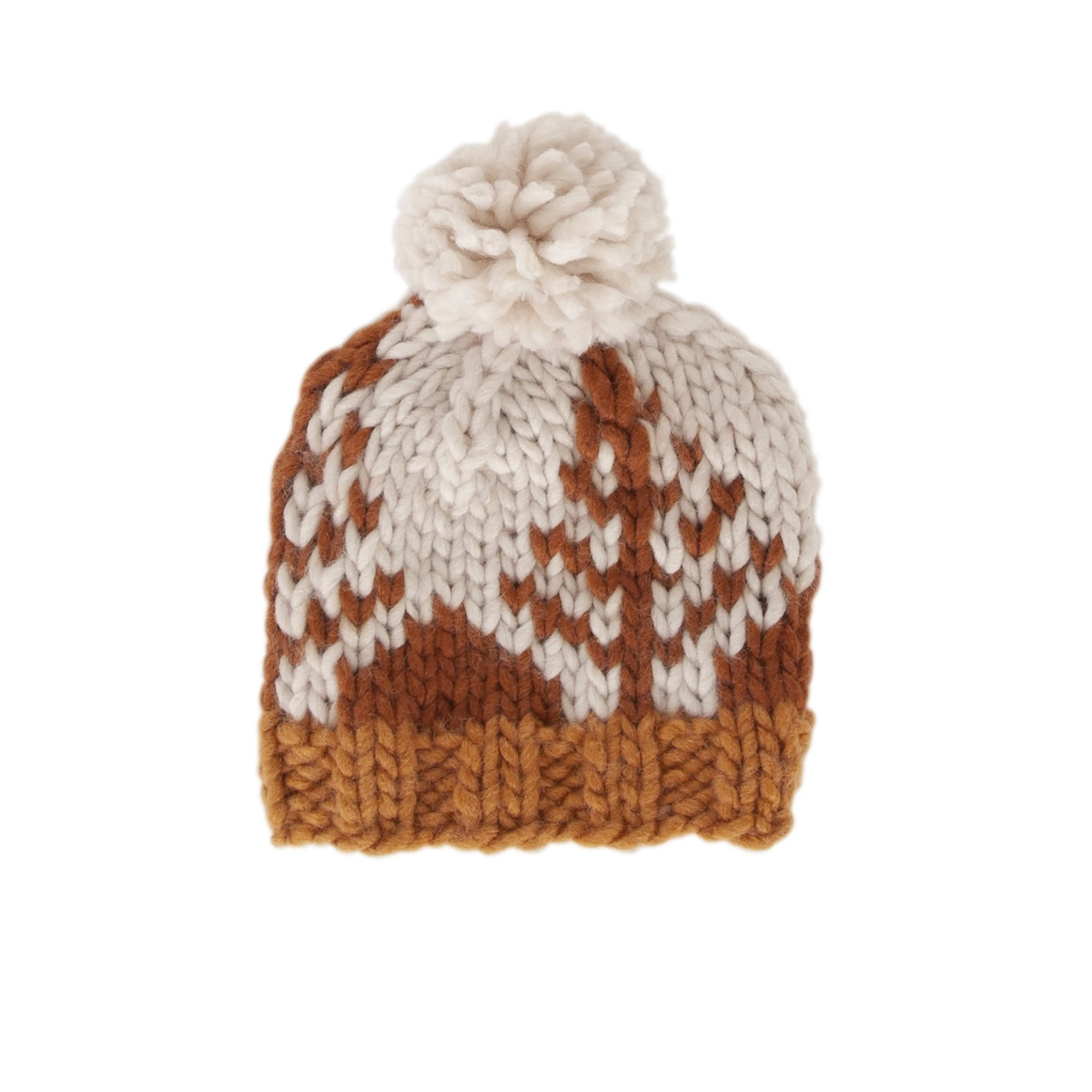 Acorn Forest Beanie - Toast & Caramel