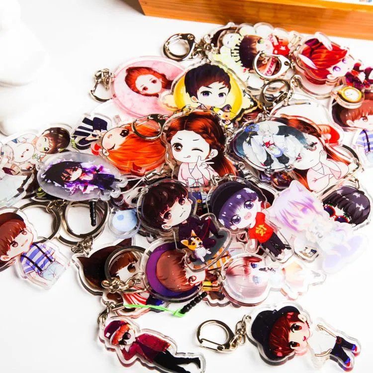 Acrylic Anime Cartoon Key Chain