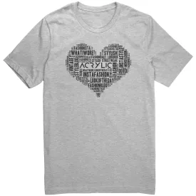 Acrylic Word Cloud Tee