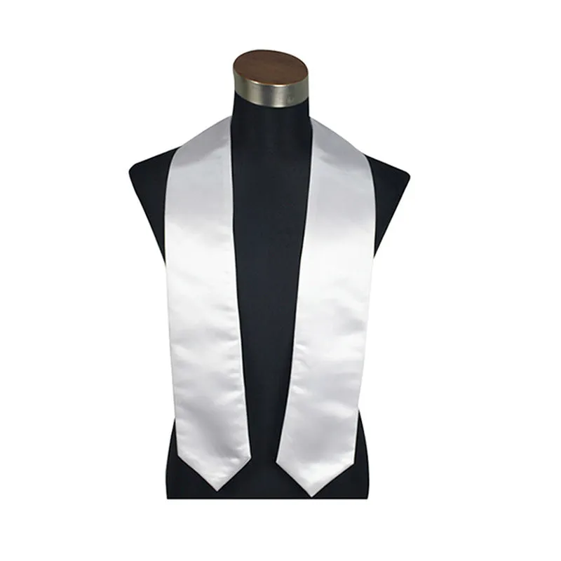 Adult blank graduation scarf  customized