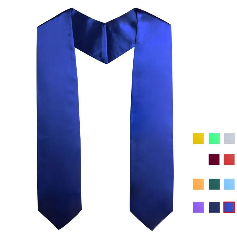 Adult blank graduation scarf  customized