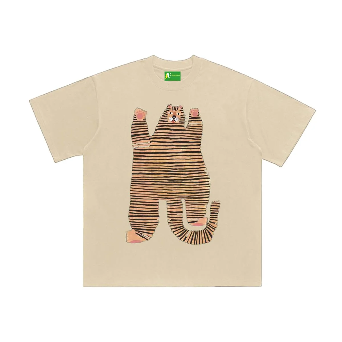 AG Cartoon Animal Tiger T-Shirt