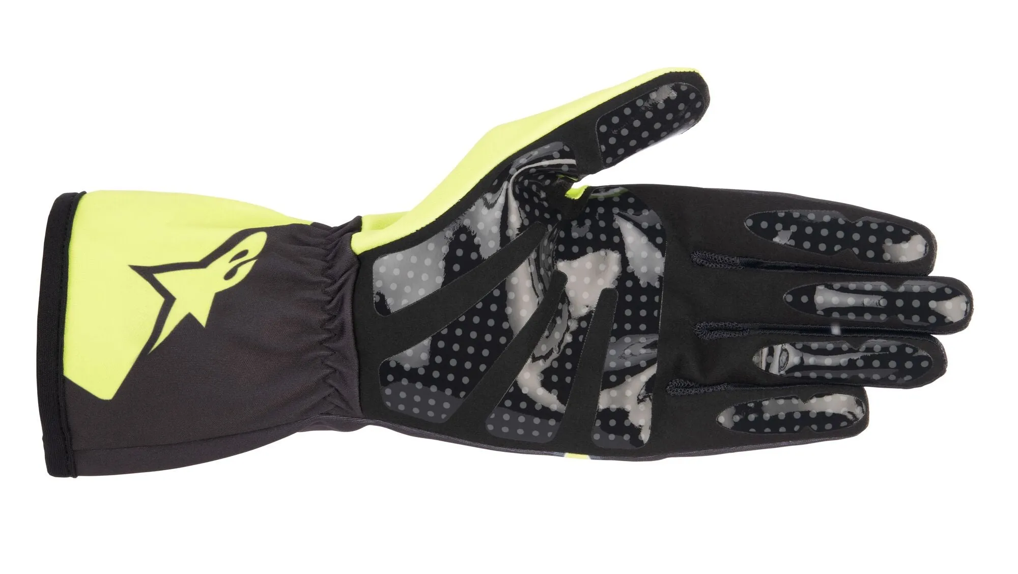 ALPINESTARS 3552023_164_S TECH 1 K RACE v2 CORPORATE Kart gloves, anthracite/lime, Size S