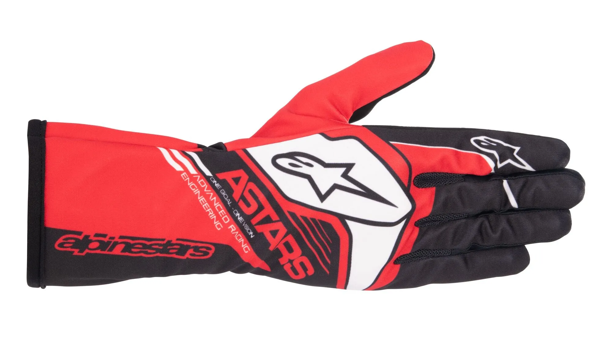 ALPINESTARS 3552023_31_L TECH 1 K RACE v2 CORPORATE Kart gloves, red/black, Size L