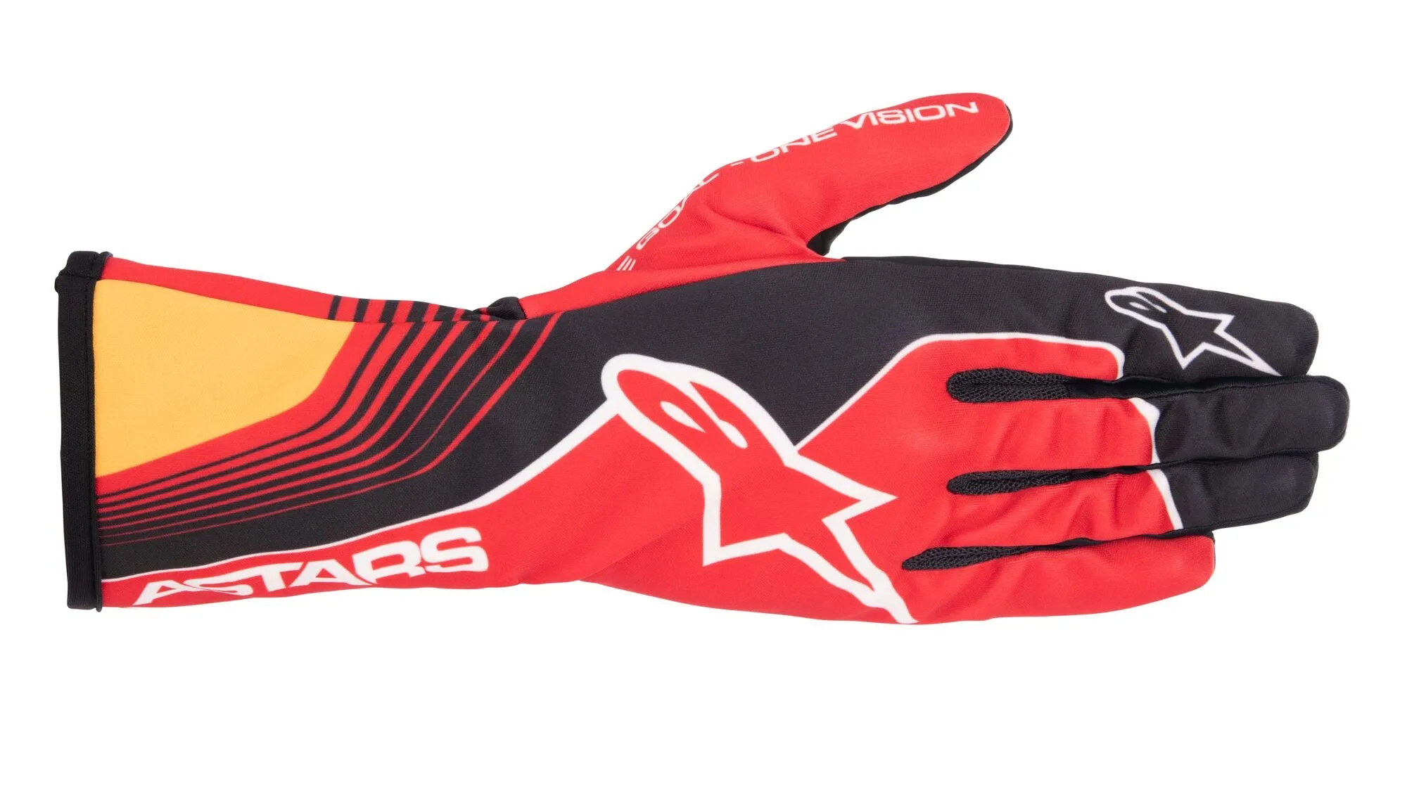 ALPINESTARS 3552223_3340_M TECH 1 K RACE v2 FUTURE Kart gloves, red/tangerine, Size M