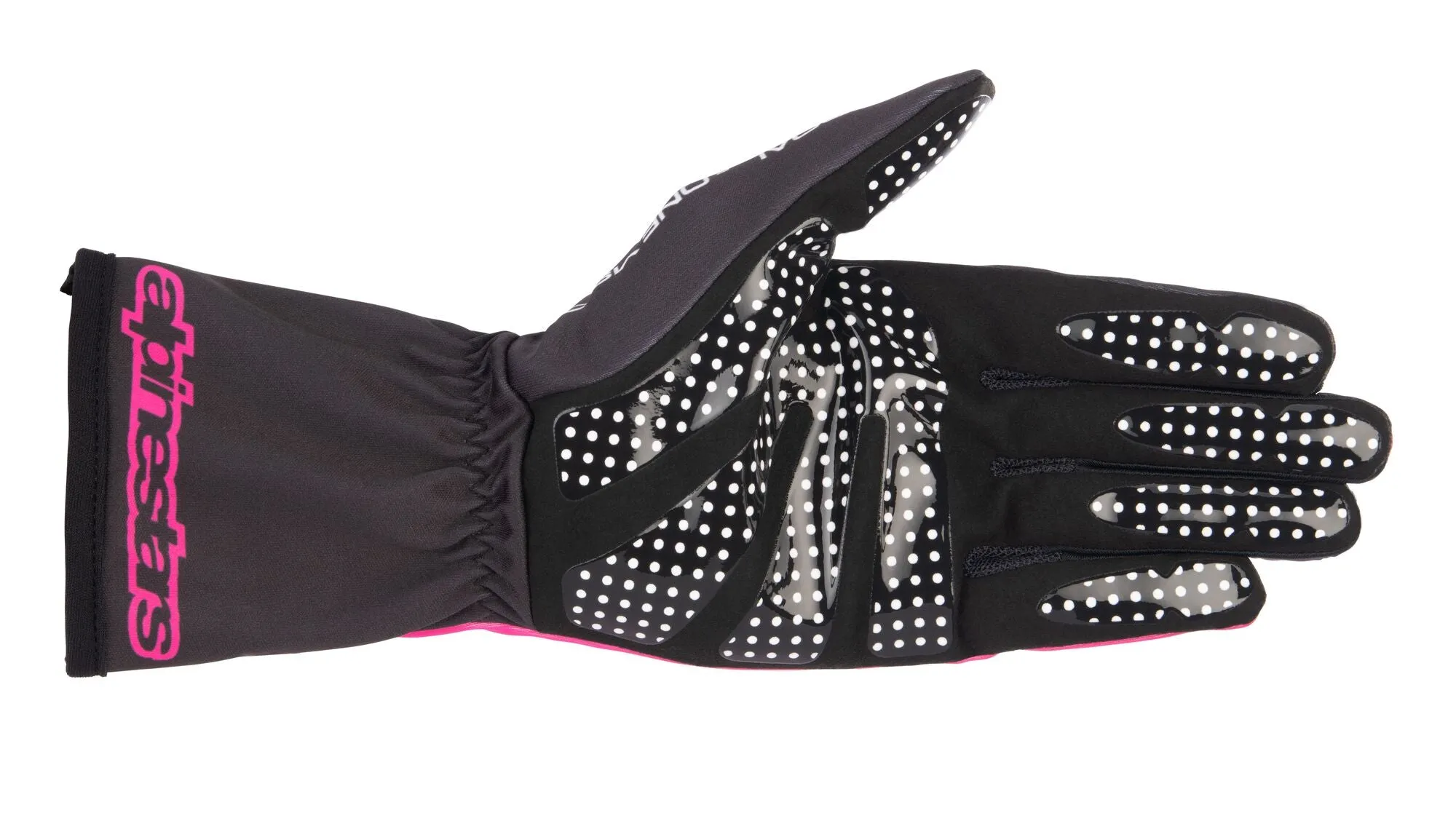 ALPINESTARS 3552423_399_L TECH 1 K RACE v2 ADVANCE Kart gloves, pink/black, Size L