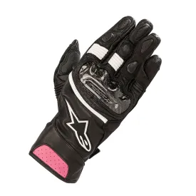 Alpinestars Stella SP-2 V2 Leather Gloves - Black / Fuchsia