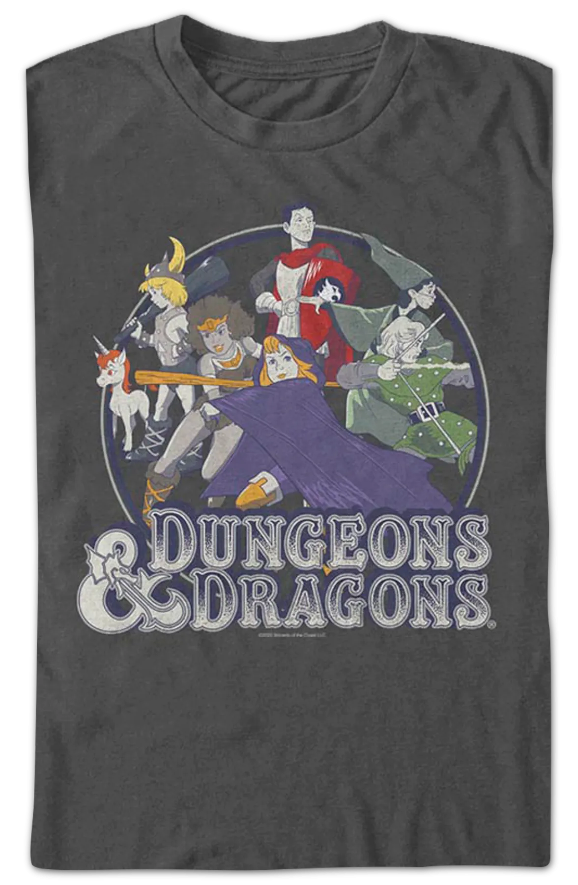 Animated Group Picture Dungeons & Dragons T-Shirt