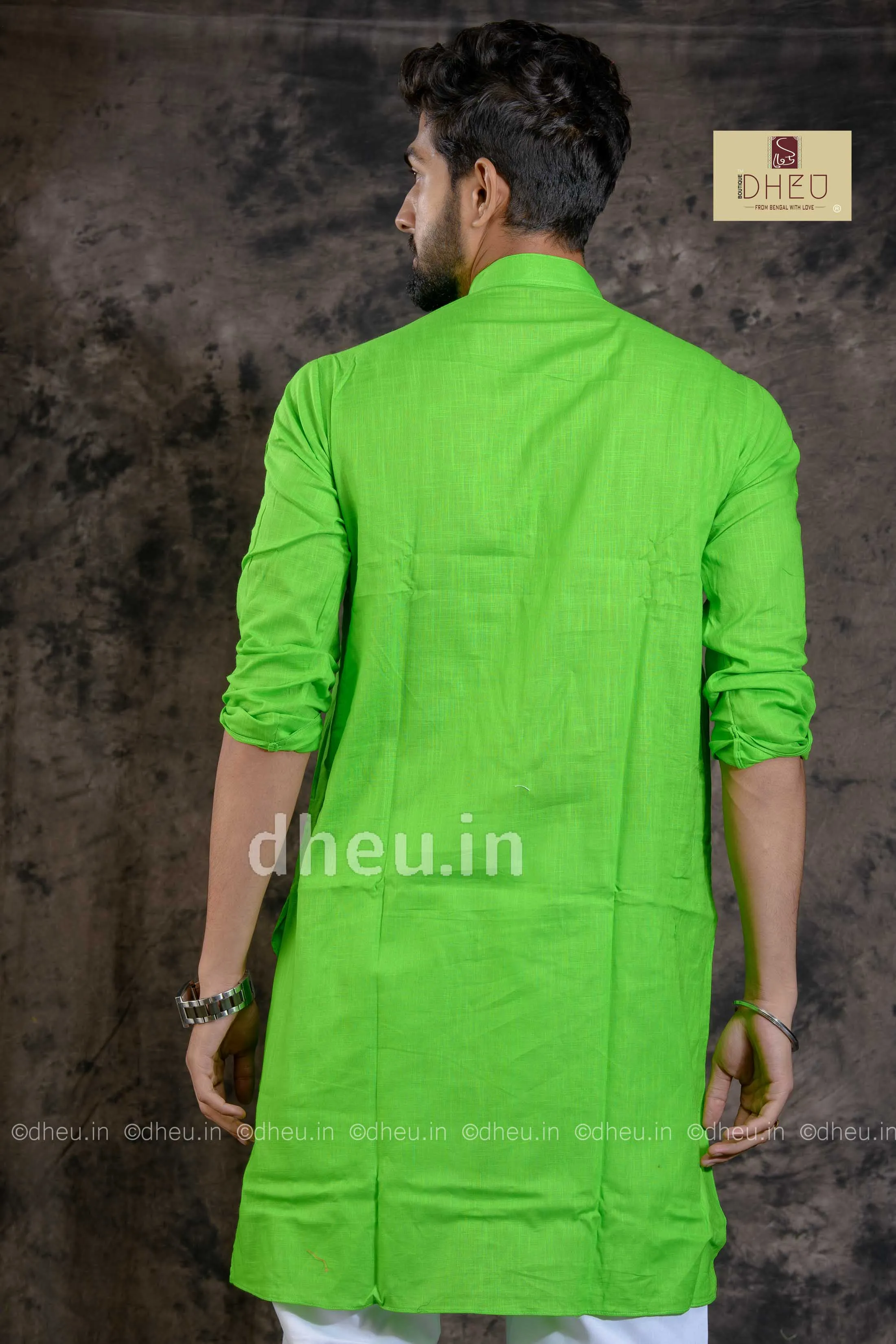 Anjaana Anjaani - Handloom Saree-Kurta Couple Set