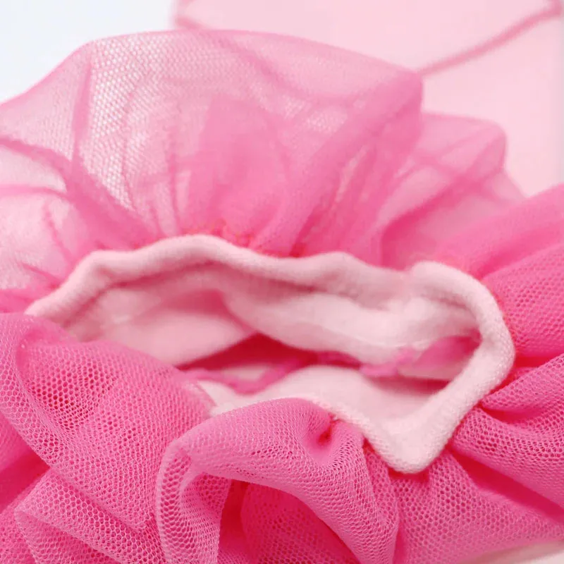 Ballerina Pink Ruffle Tulle Leg Warmer