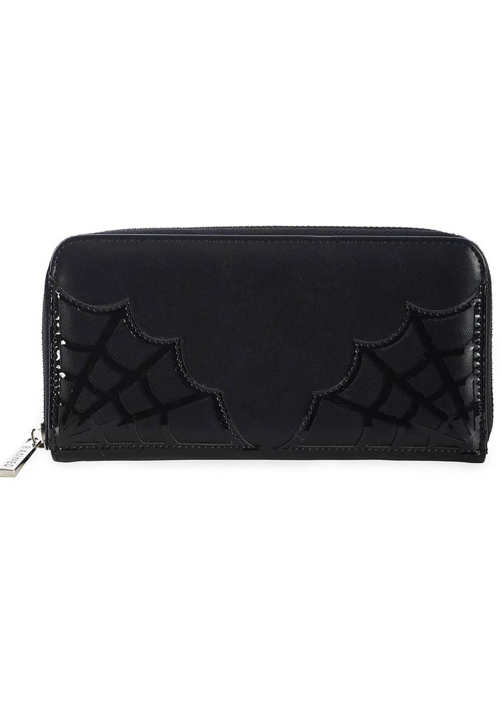 Banned Twilight Time Spiderweb Wallet Black