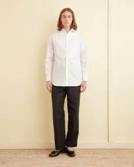 Bib Tuxedo Shirt - White