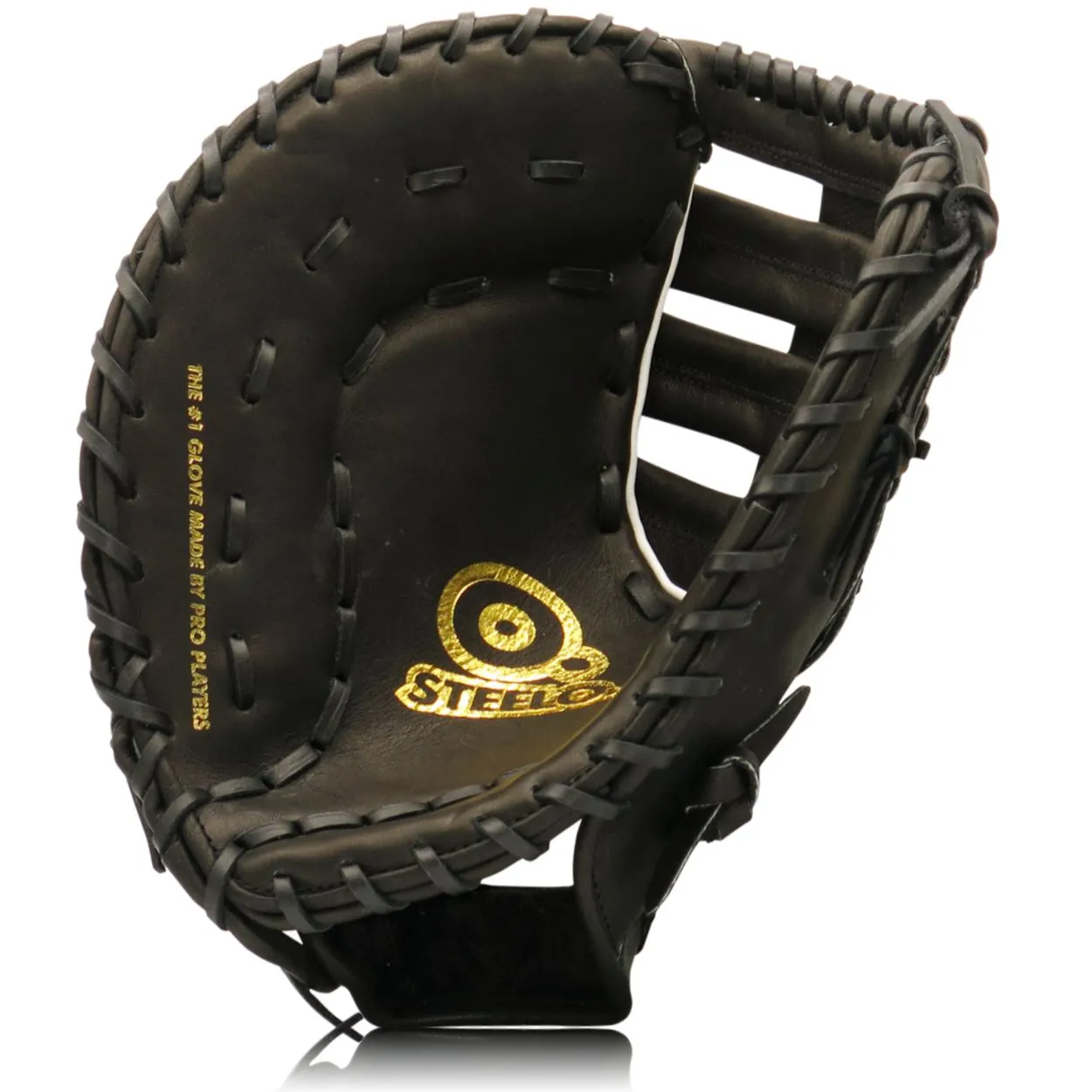 Black 'Hype 1' PRO HYDE™ Series First Baseman's Mitt - 12.50 Inch LHT