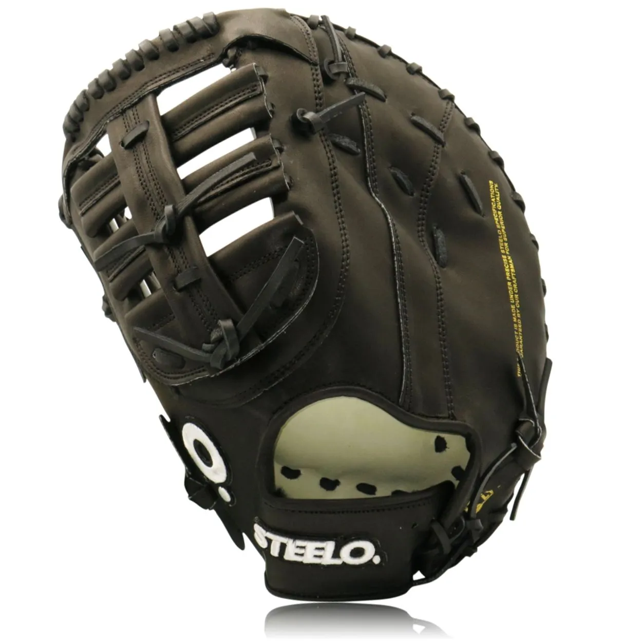 Black 'Hype 1' PRO HYDE™ Series First Baseman's Mitt - 12.50 Inch LHT