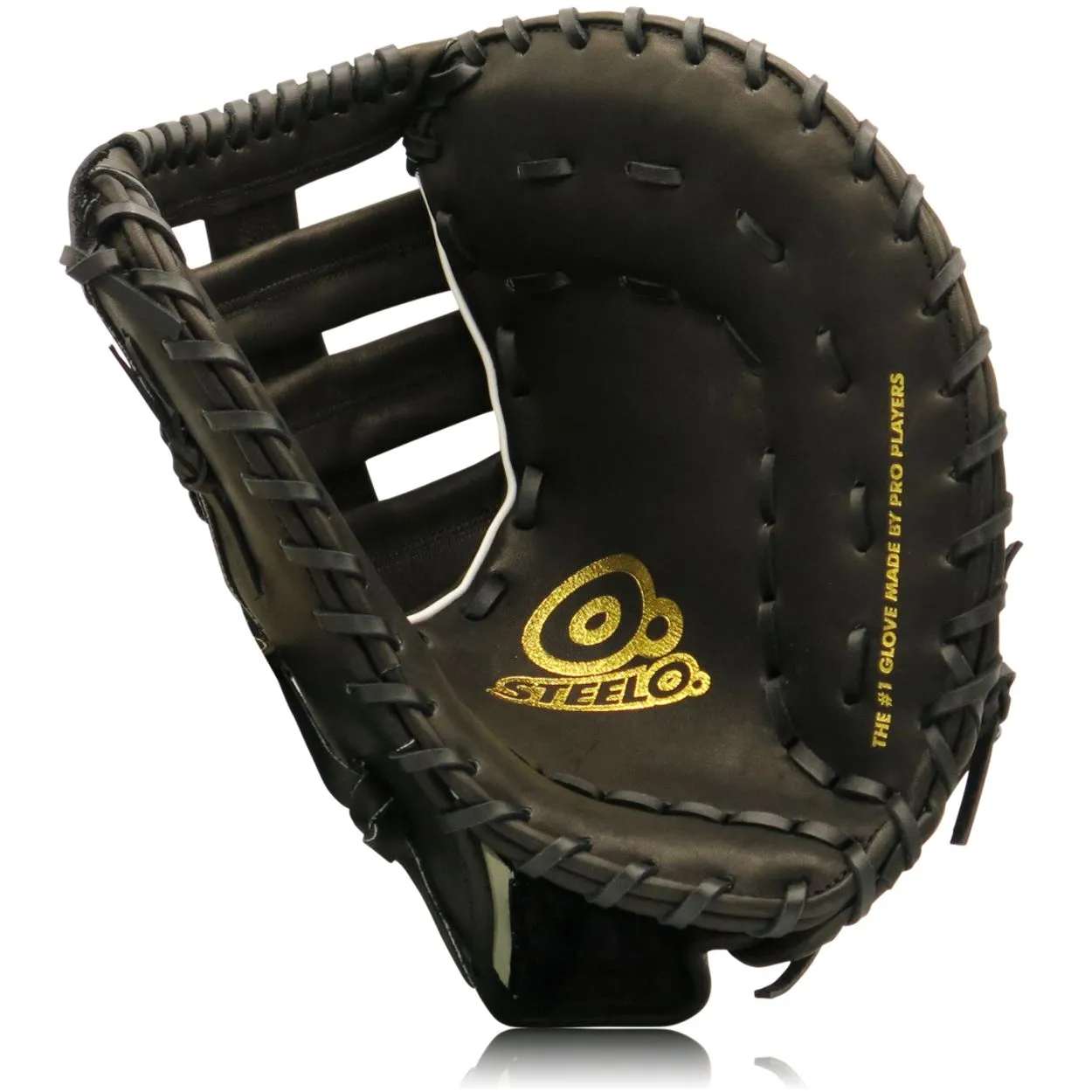 Black 'Hype 1' PRO HYDE™ Series First Baseman's Mitt - 12.50 Inch RHT