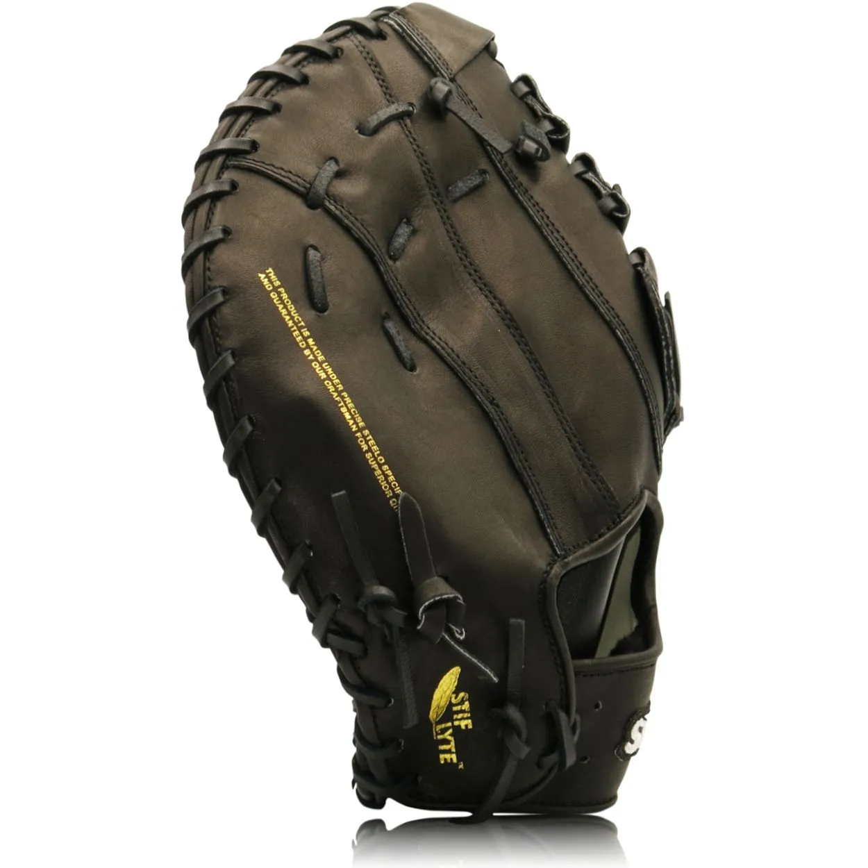 Black 'Hype 1' PRO HYDE™ Series First Baseman's Mitt - 12.50 Inch RHT