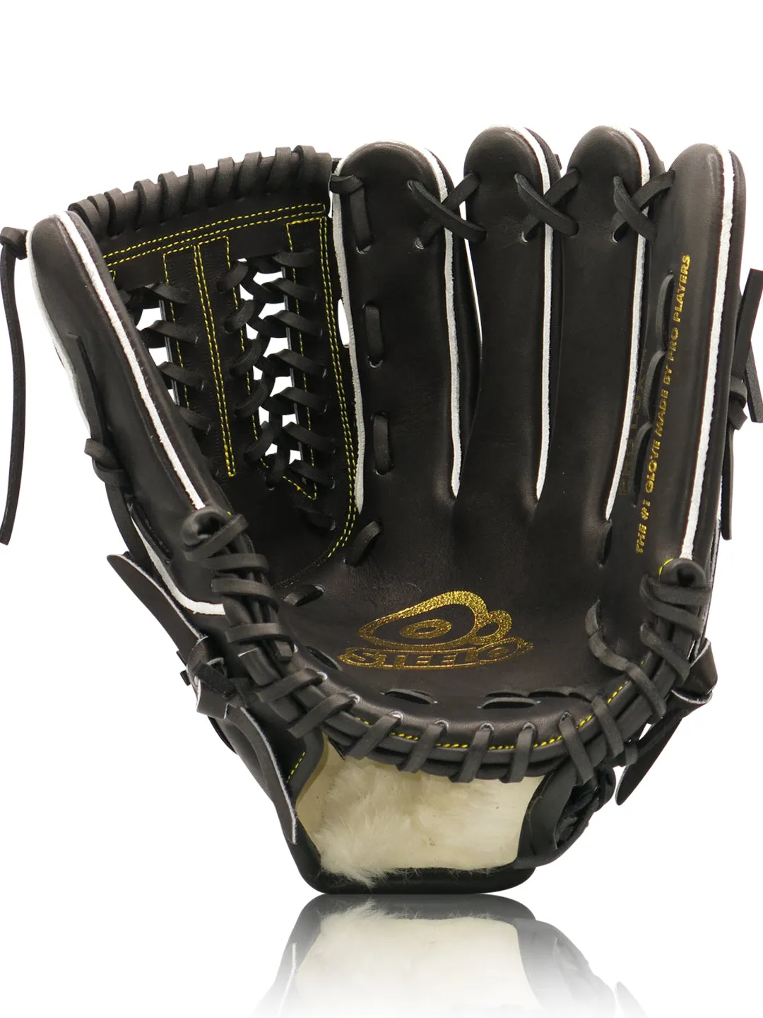 Black PRO-LUX® Japan Wagyu Series Pitcher's Glove - 12.25 Inch RHT