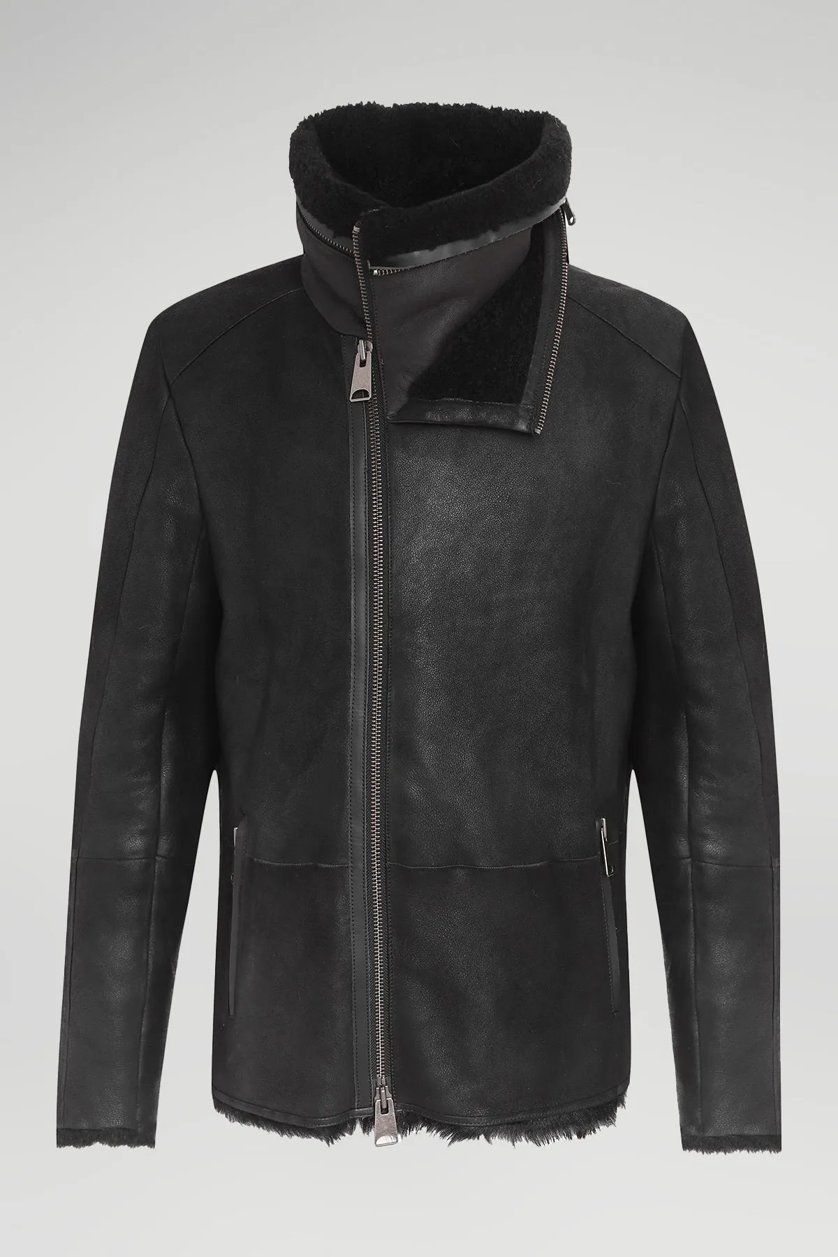 Black Shearling Jacket