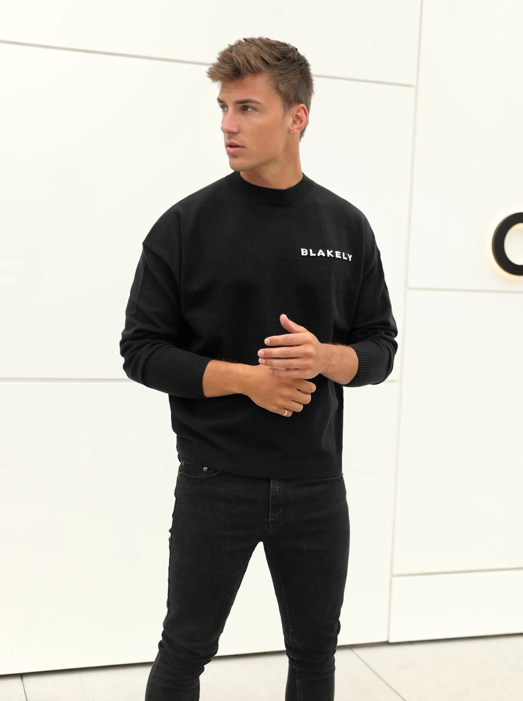 Blakely Knitted Jumper - Black