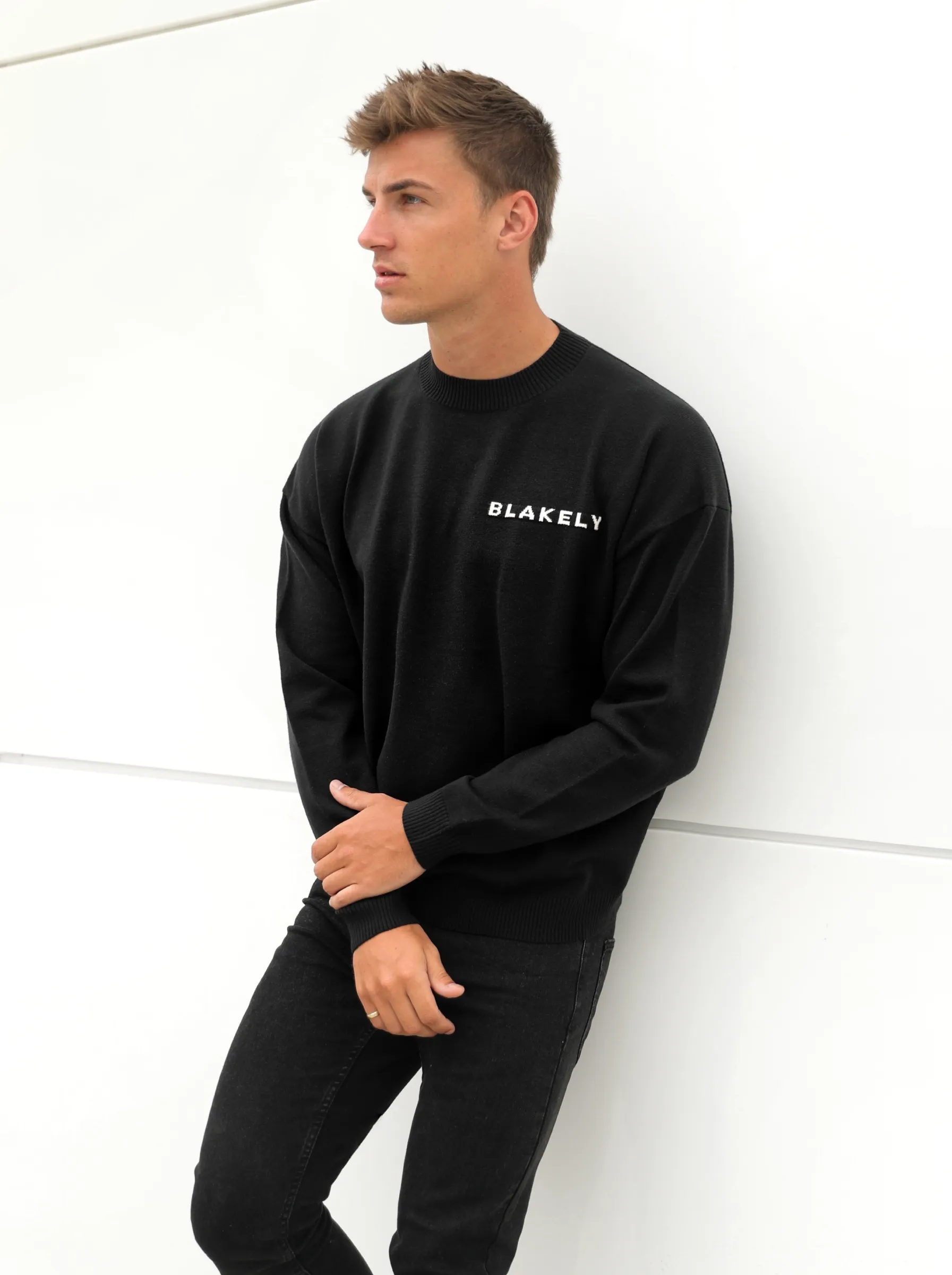 Blakely Knitted Jumper - Black