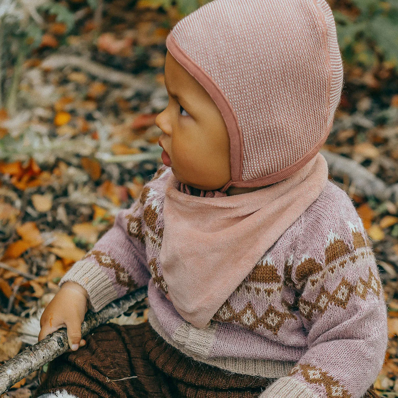 Bonnet in Organic Merino Wool (0-12m)