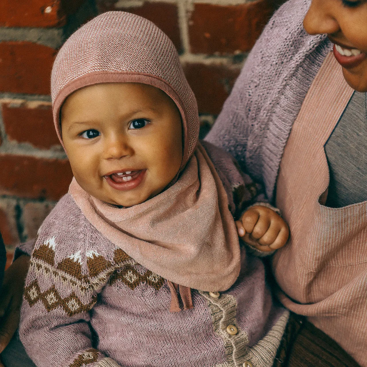 Bonnet in Organic Merino Wool (0-12m)