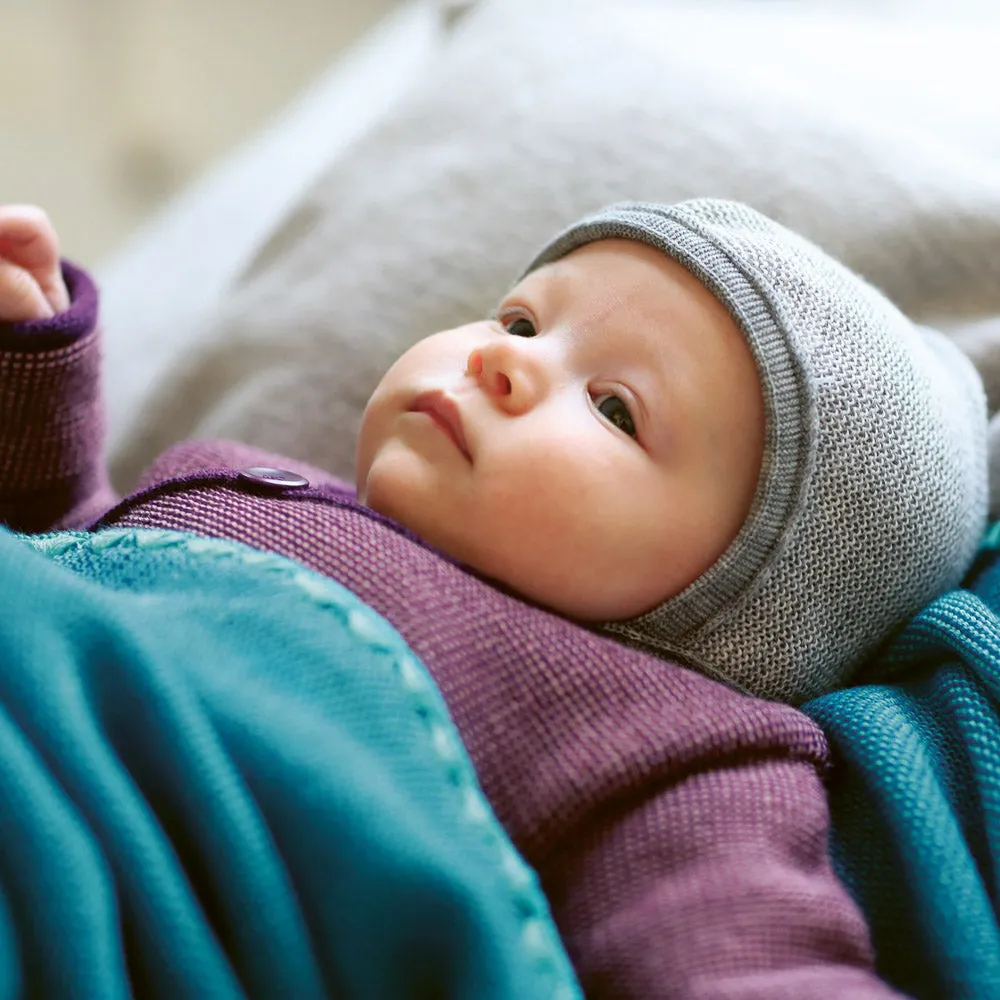 Bonnet in Organic Merino Wool (0-12m)