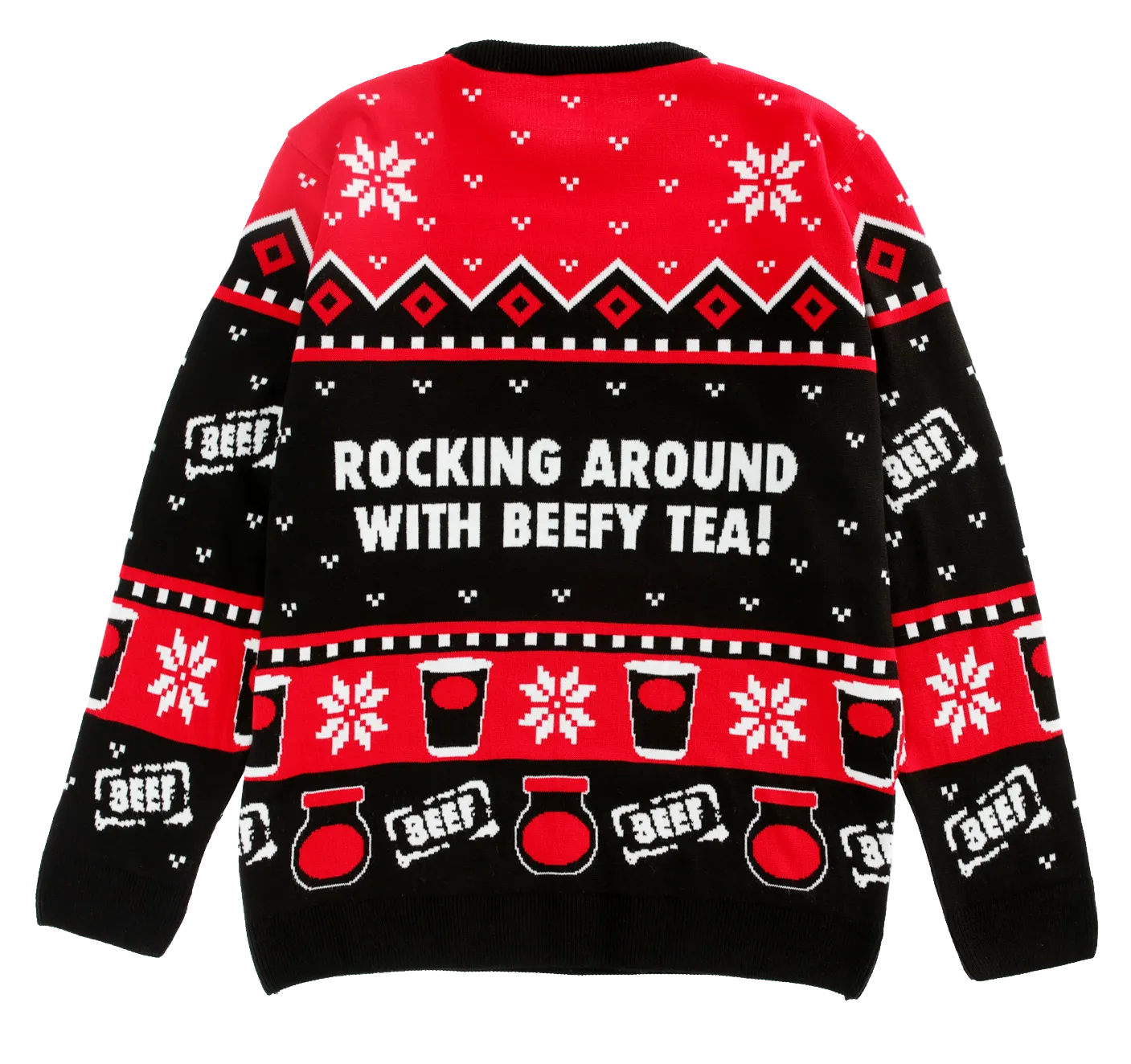 Cozy Bovril® Official Knitted Christmas Jumper - Perfect Festive Sweater for Holiday Cheer