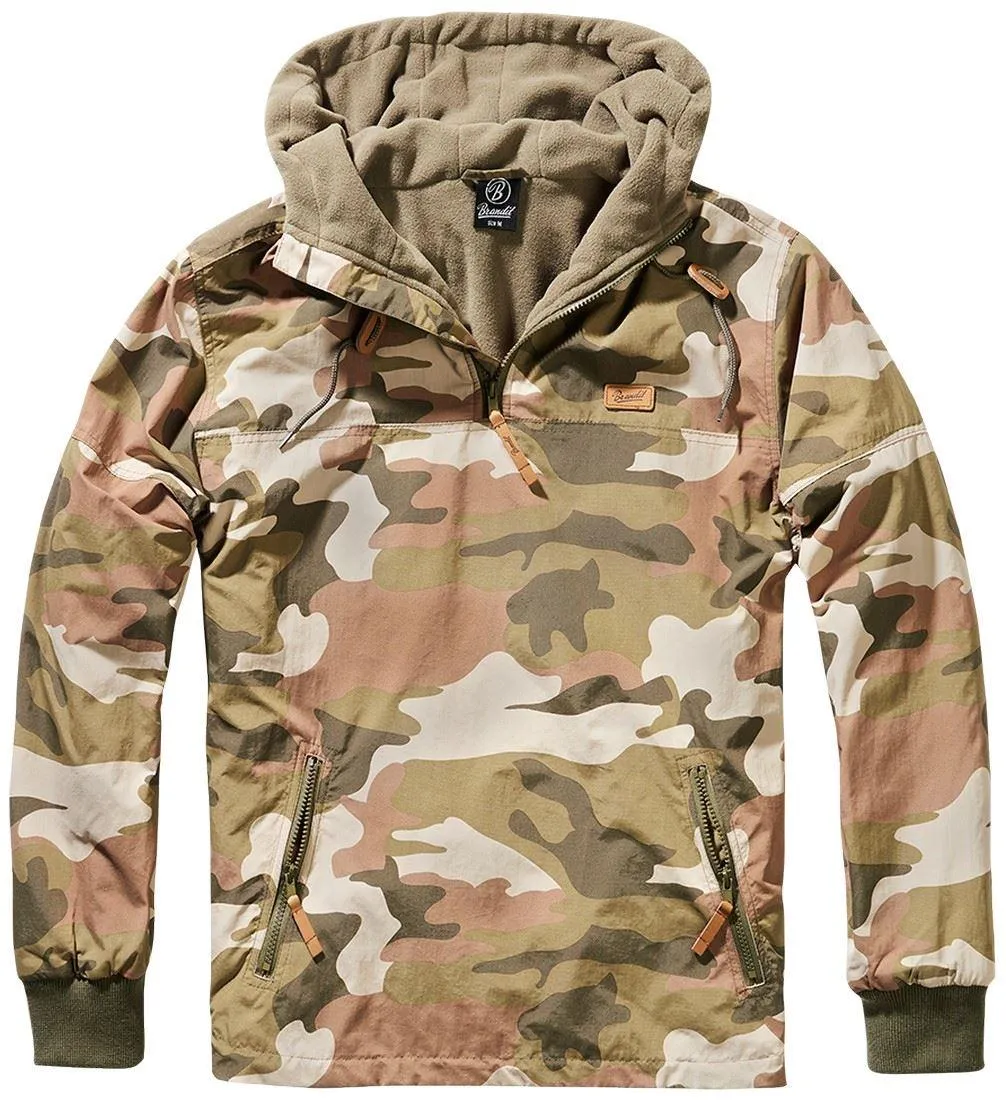 Brandit 9393 Luke Windbreaker Hooded Jacket Top Military Combat Army