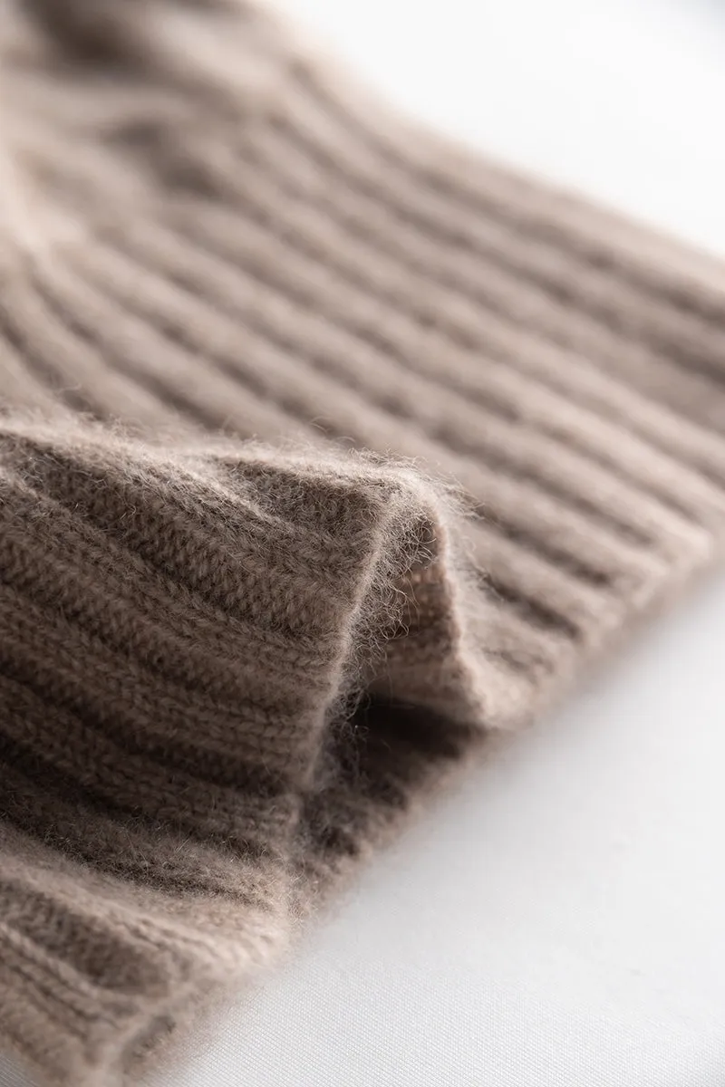 Cable-Knit Cashmere Beanie