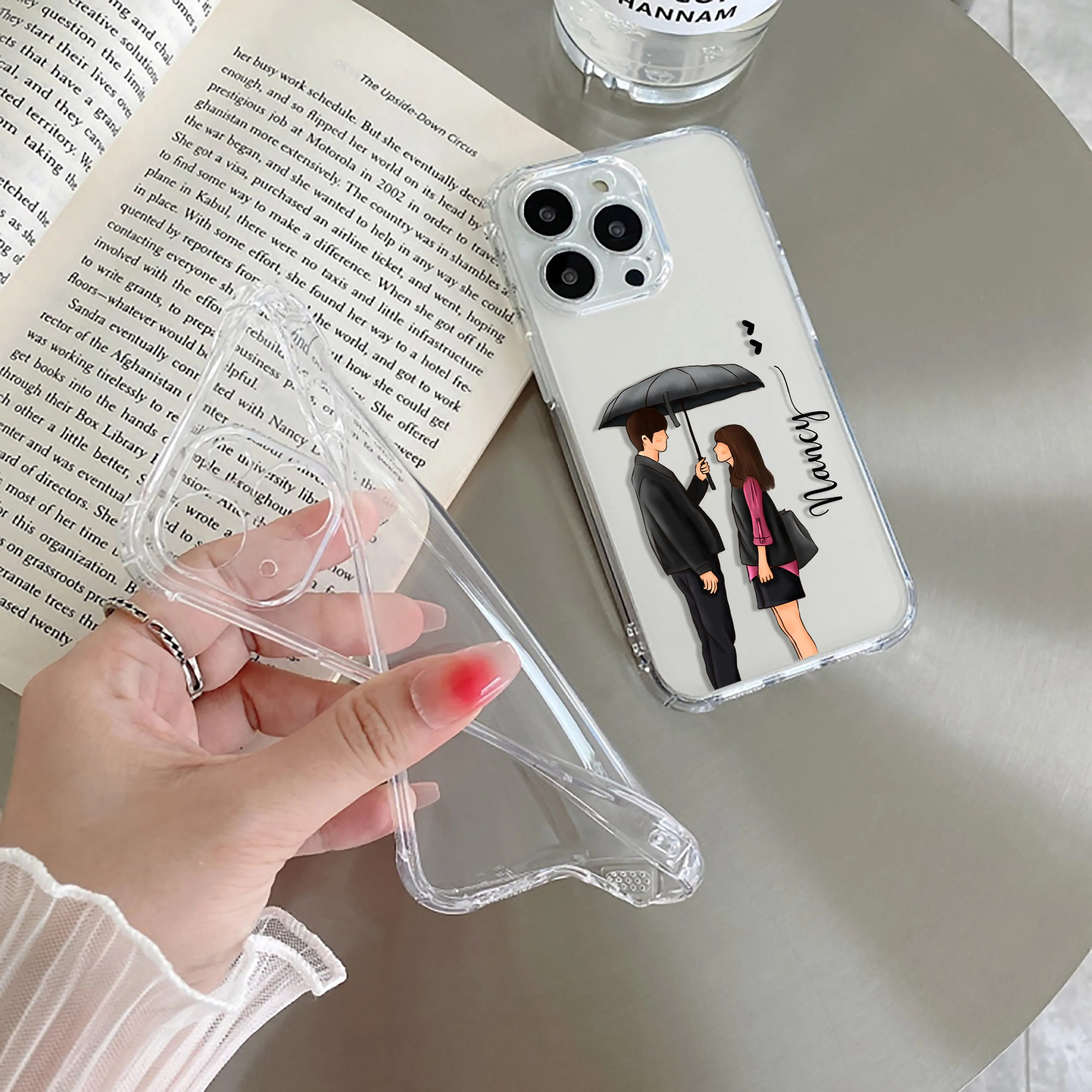 Caring Couple Customize Transparent Silicon Case For Redmi/Xiaomi