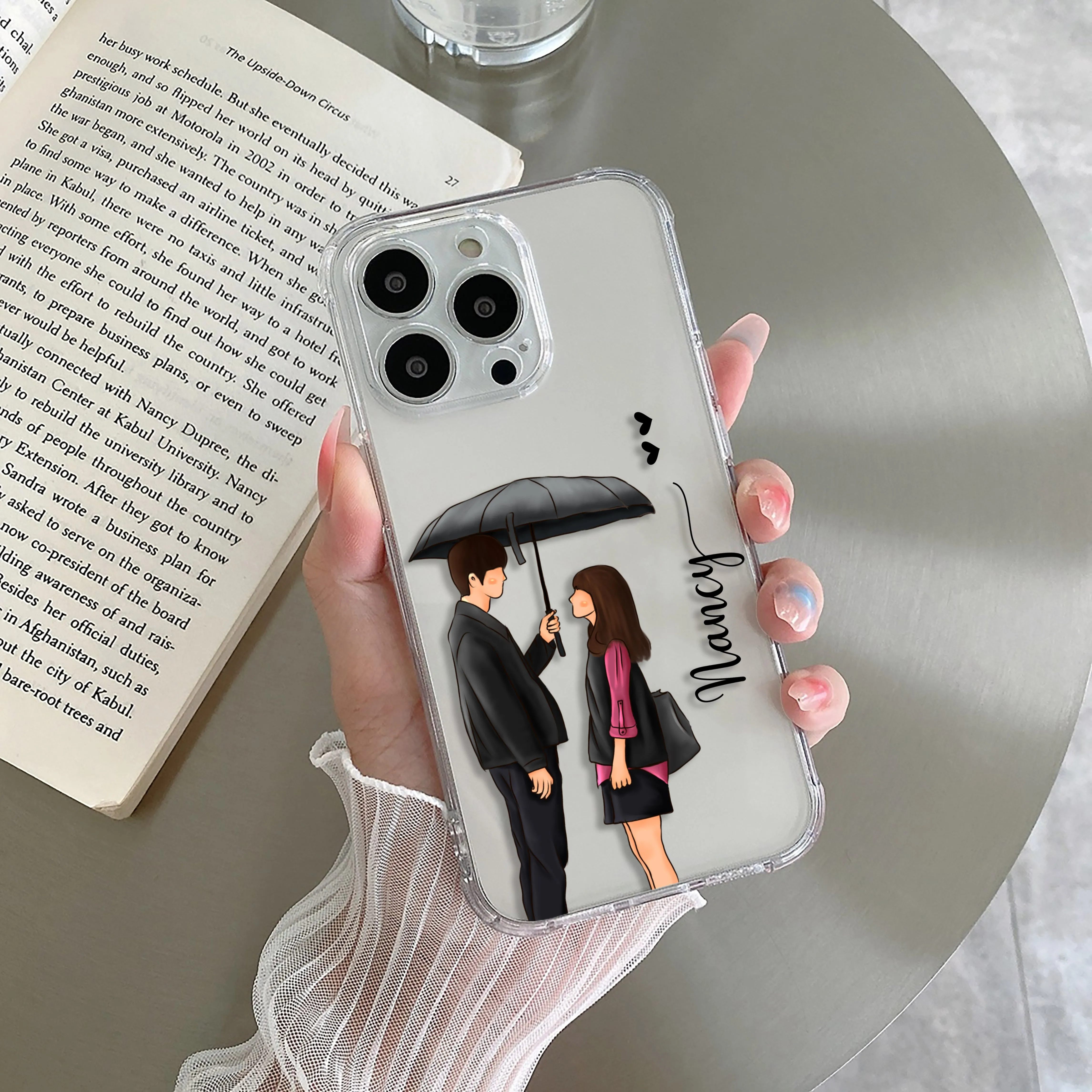 Caring Couple Customize Transparent Silicon Case For Redmi/Xiaomi