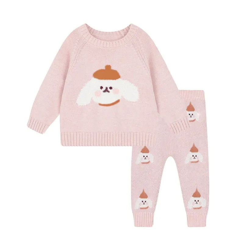 Cartoon Cotton Tracksuit Set