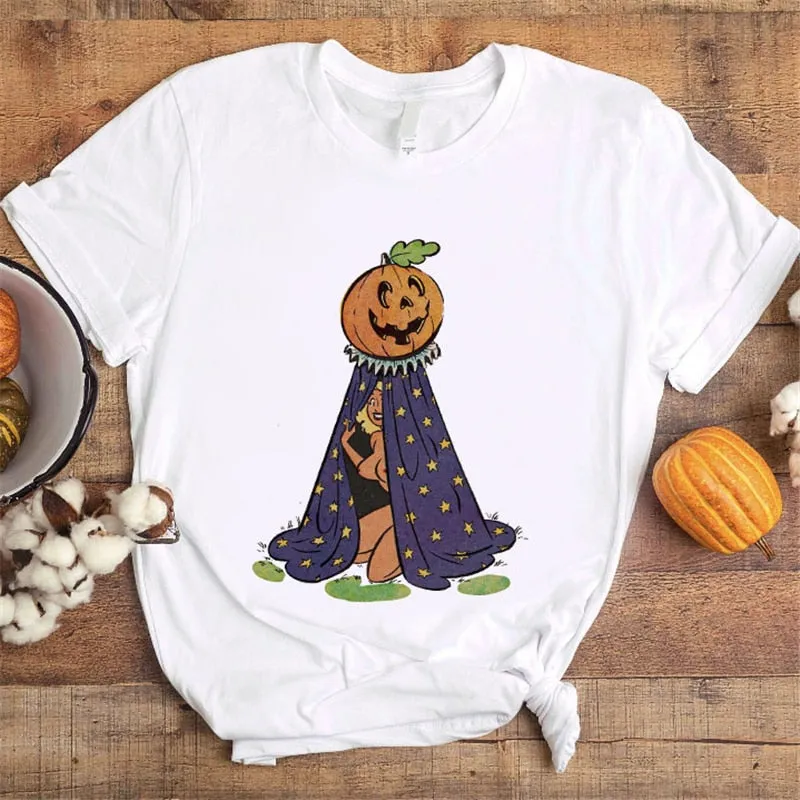 cartoon funny pattern T-shirt