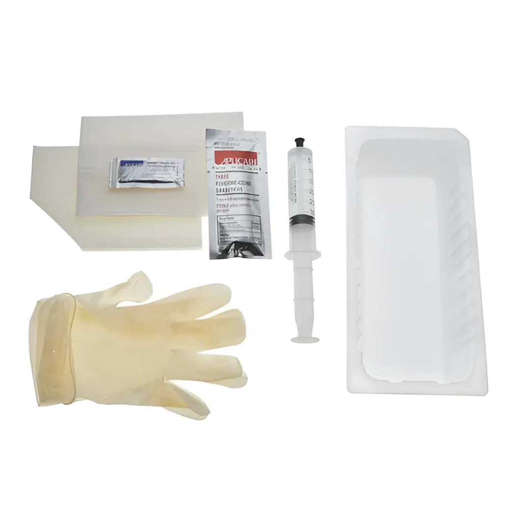 Catheter Tray with 30CC Pre-filled Syringe, Latex-Free, Sterile