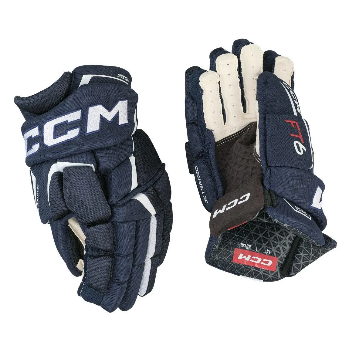 CCM Jetspeed FT6 Hockey Gloves - Junior