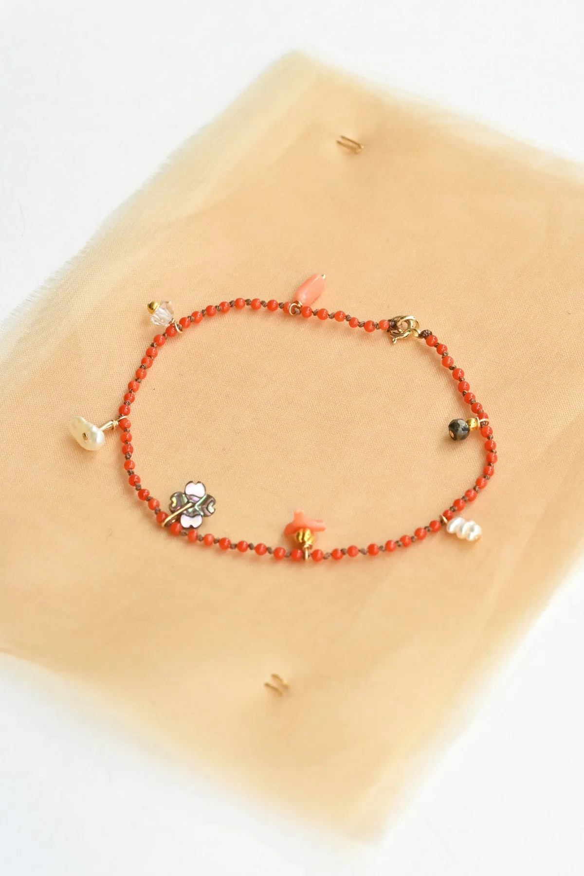 Charmant Bracelet - Coral