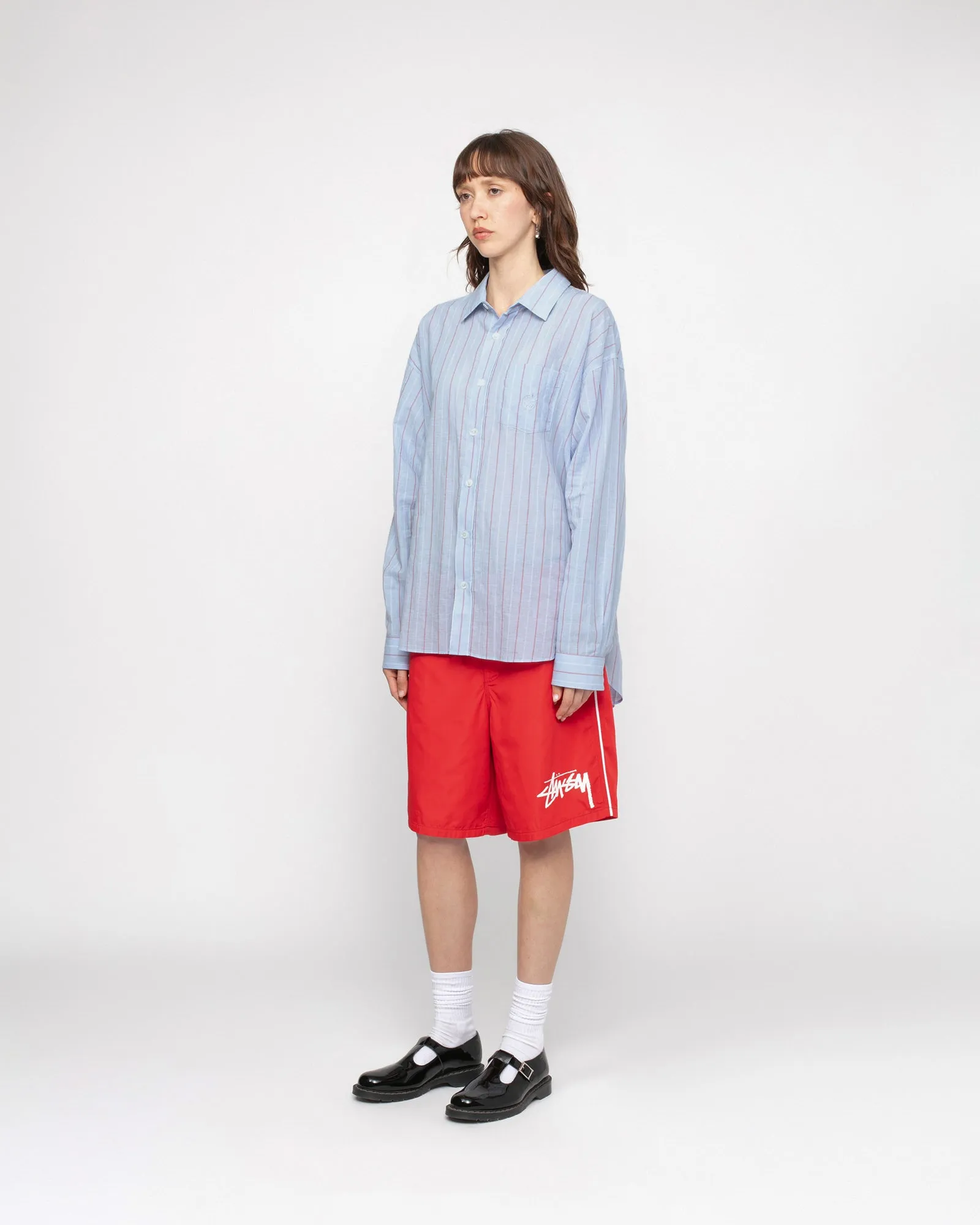 CLASSIC SHIRT STRIPED COTTON LINEN