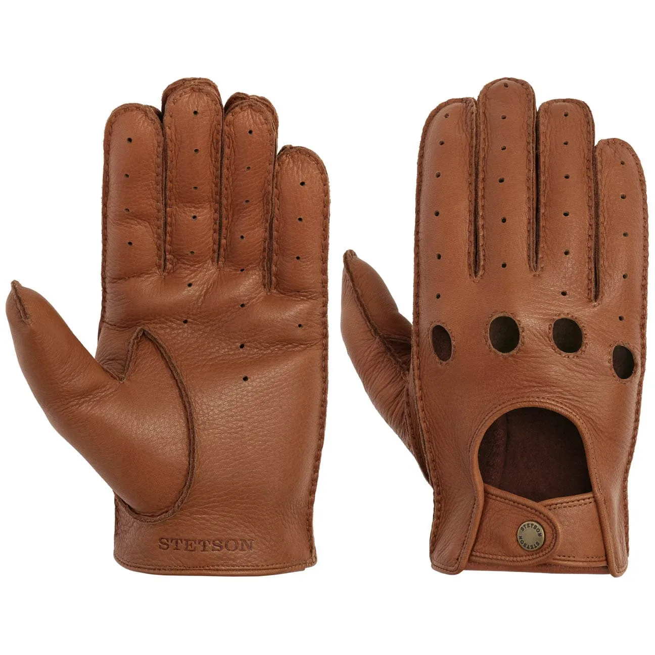 Convertible Deer Nappa Leather Gloves by Stetson