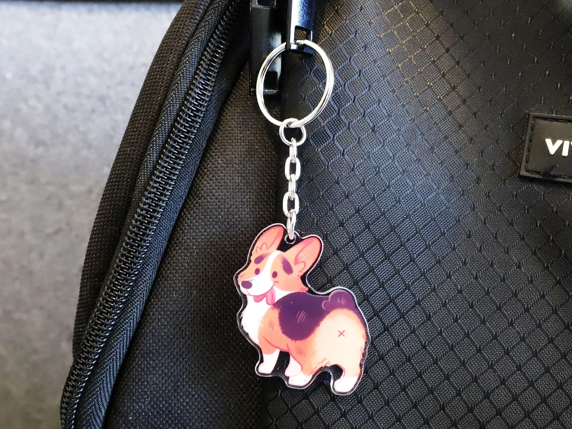 Corgi BUTT! Acrylic Keychain