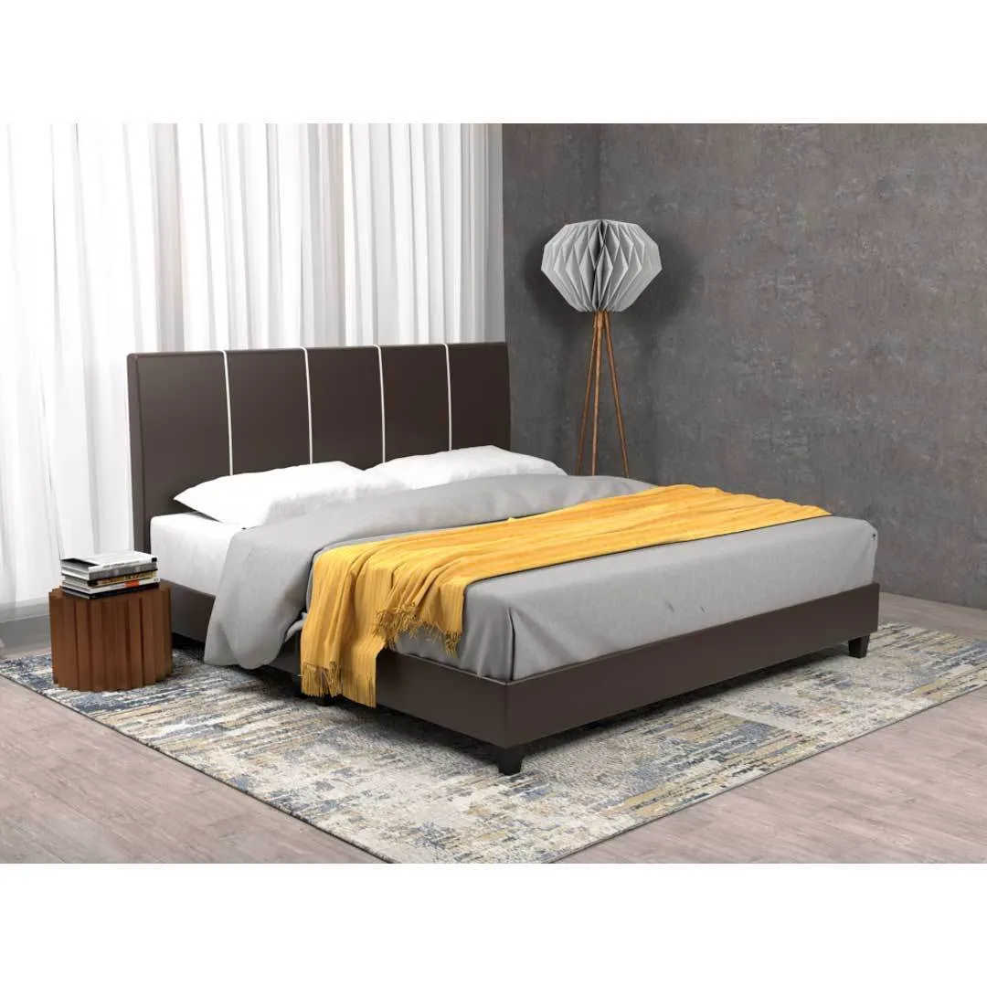 Coriann Faux Leather Bed Frame