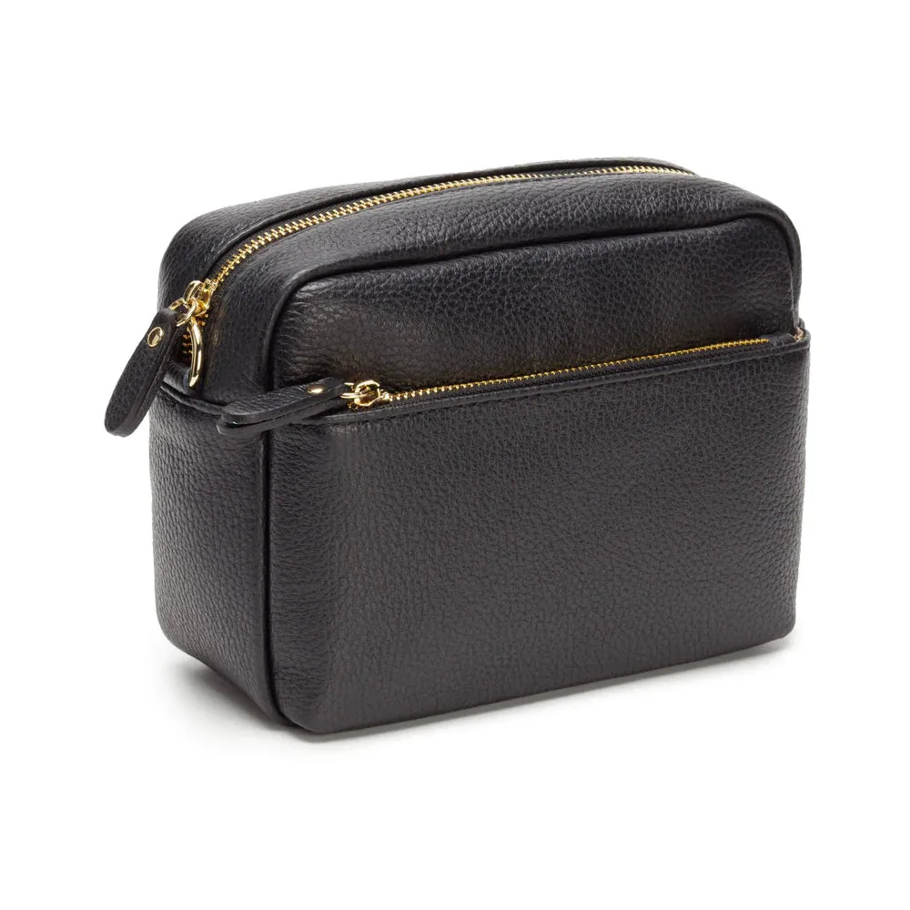 Elie Beaumont Black Leather Town Bag